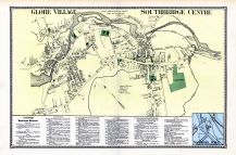 Globe Village, Southbridge Center, Sanders Dale, Worcester County 1870